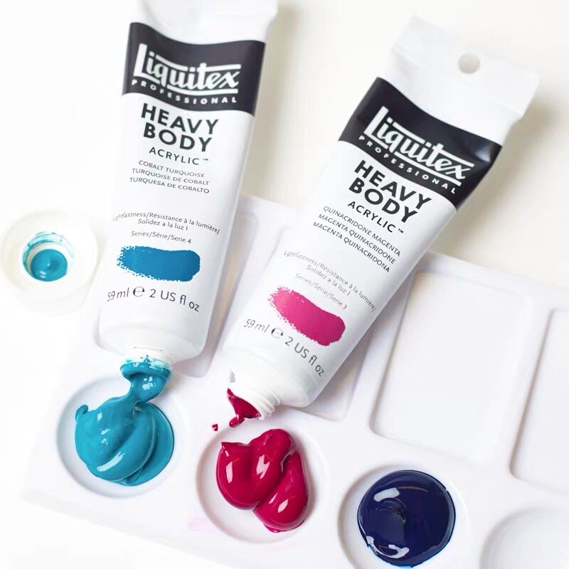 Liquitex peinture acrylique corps lourd 59 ml pour peinture et OB BJD OOAK poupée repeindre Colorline3
