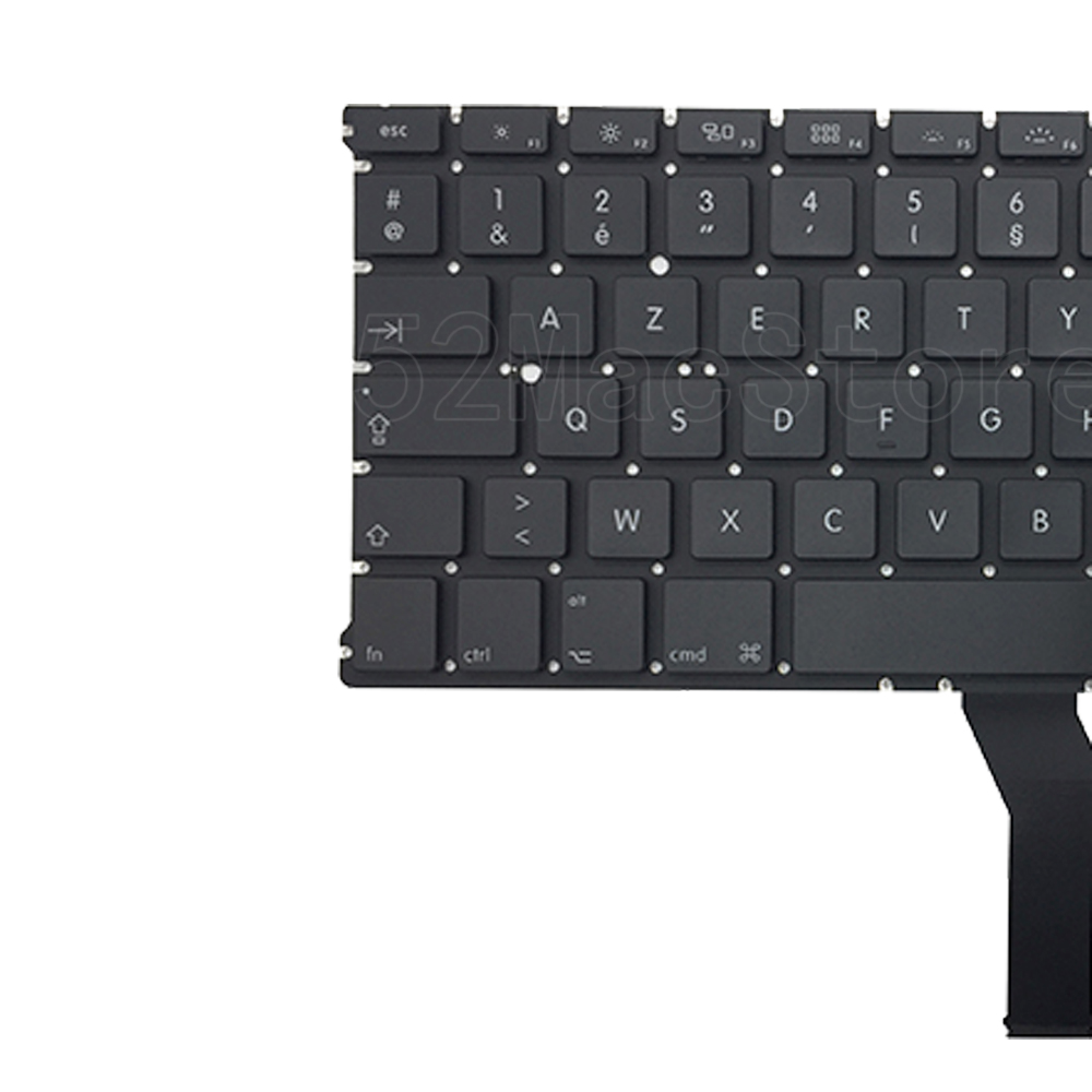 teclado francés para ordenador portátil A1369 para Apple Macbook Air 13 "A1369 A1466 teclado AZERTY francés + retroiluminación año