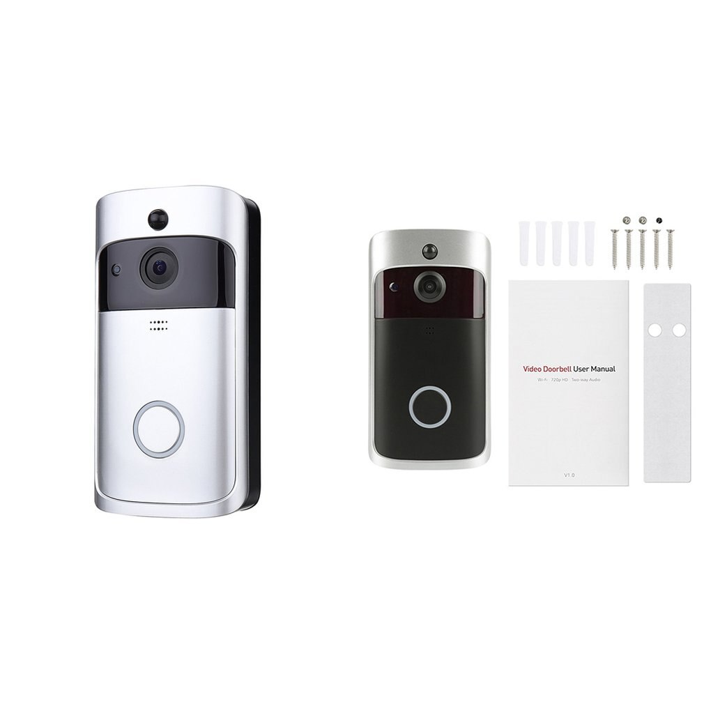 V5 Smart Intercom Draadloze Wifi Video Cat Eye Deurbel Wifi Deurbel Visuele Opname Monitor Nachtzicht Deurtelefoon