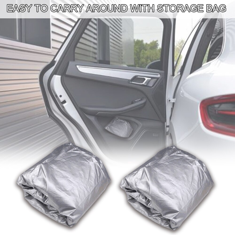 Car Cover Full Covers with Reflective Strip Sunscreen Protection Dustproof UV Scratch-Resistant for 4X4/SUV Business Car