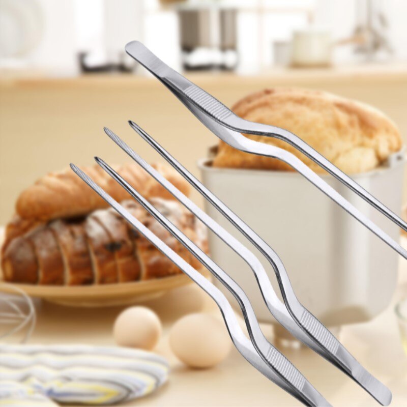 Kitchen Tongs BBQ Tweezer Food Clip Kitchen Chief ... – Vicedeal