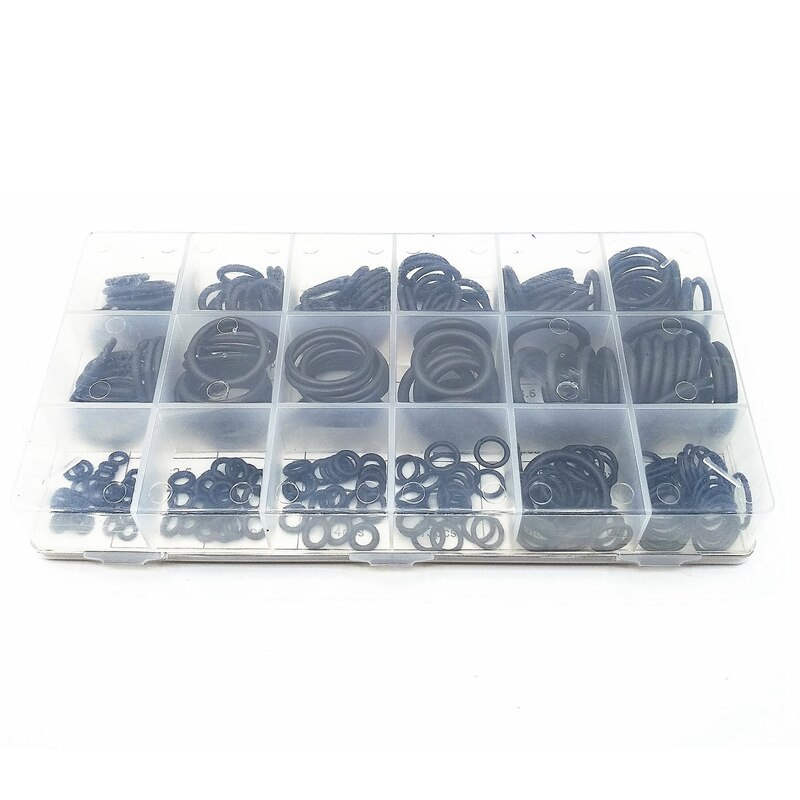 279 Pcs Rubber O-Ring Gasket Ring Assortment Kits Thickness 1.5mm 2.5mm 3.5mm