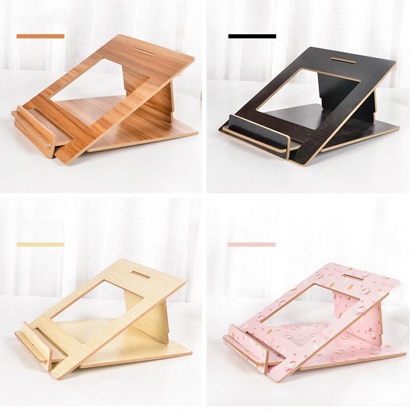 Bærbar bambus bærbar bærbar stativ sammenleggbar bærbar holder til macbook pro luft tablett lapdesk datamaskin kjølebrakett støtte stativ