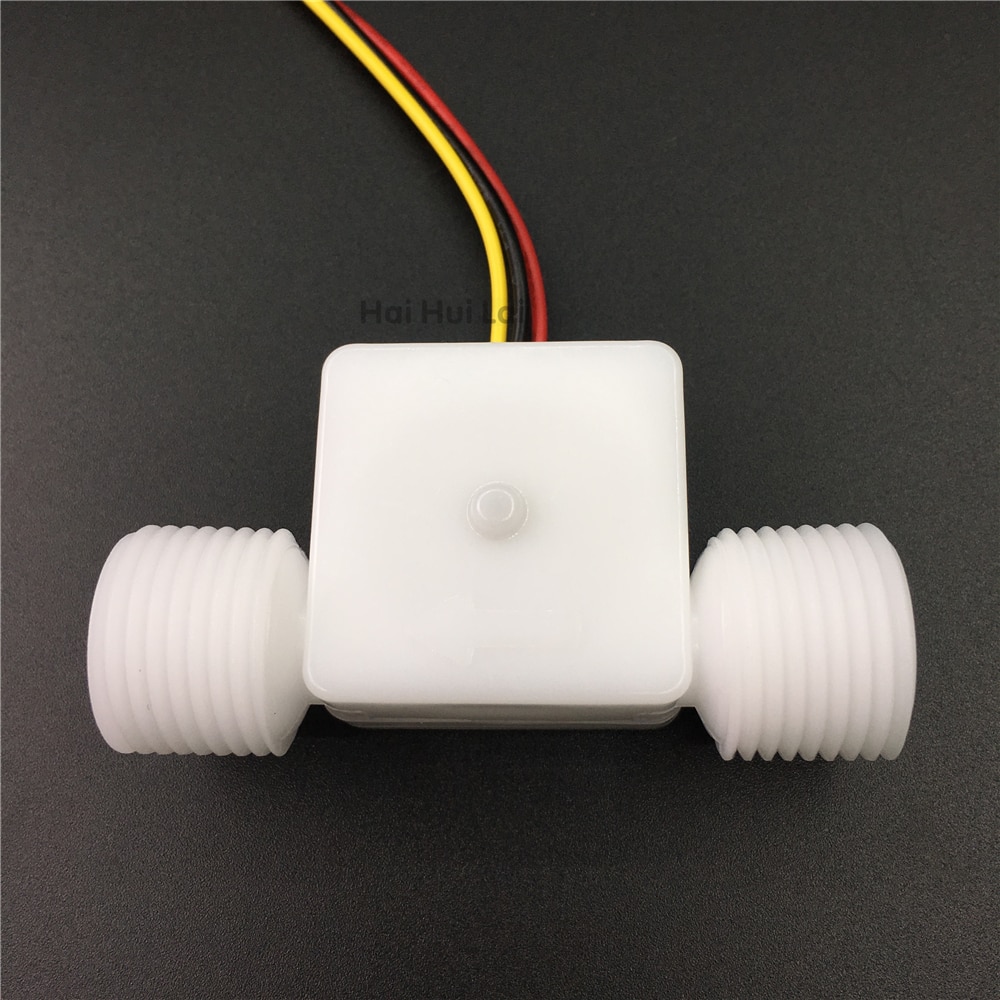 0.1 ~ 1.5l/ min  g1/2 plast pom food grade vann hall flow sensor måler for øl kaffemaskin