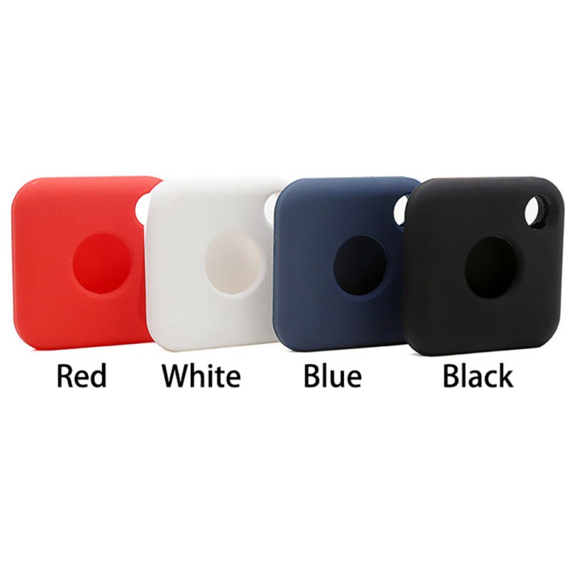 För tile pro bluetooth smart tracker cover portabelt kortfattat silikonfodral antidammtätt: Vit