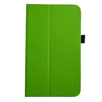Folio Stand Cover Flip PU Leather Shockproof Case Voor 8 "NuVision TM800W560L Tablet: Green