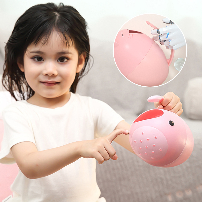 Cartoon Baby Shampoo Cup Non-Toxic Baby Shampoo Rinse Cup Bath Tool for Children Bathing Washing Hair Safe Shower Spoons