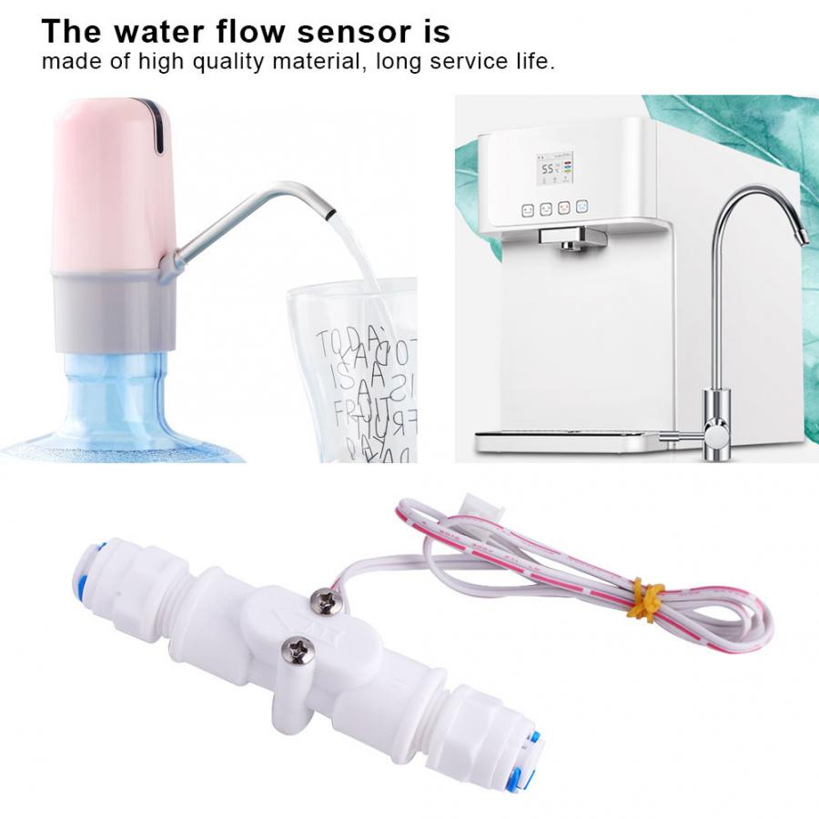 G1/4 Float Swich Water Dispenser Flow Switch PE Tube Flow Sensor Healthy Precise Water Flow Sensor PE Water Switch Float Switch