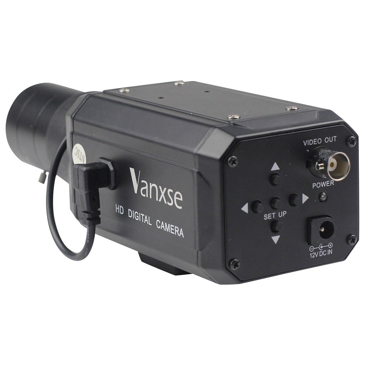 Vanxse CCTV 6-60mm Auto IRIS Varifocal Zoom Lens 1/3 SONY Effio CCD 1000TVL/960H CCTV Security BOX Camera