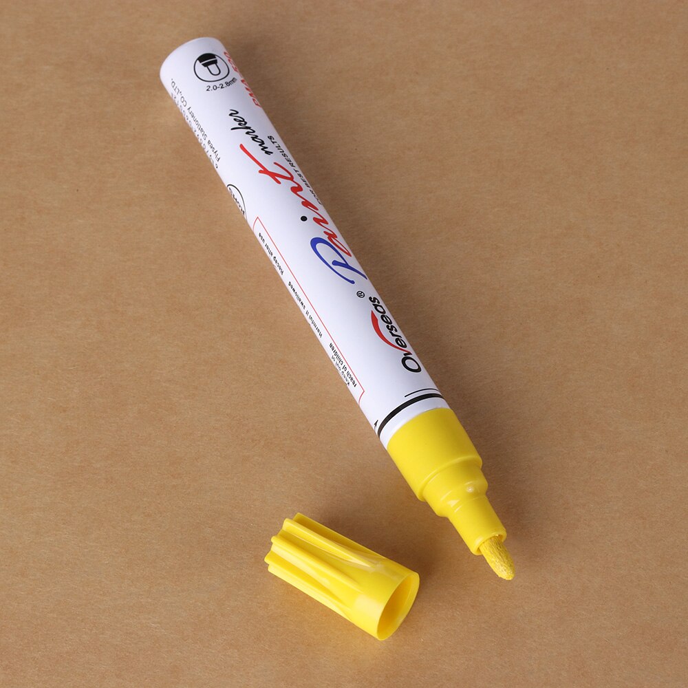 Universal Waterproof Permanent Paint Marker Pen Car Tyre Tire Tread Rubber Metal Stationery Supplies