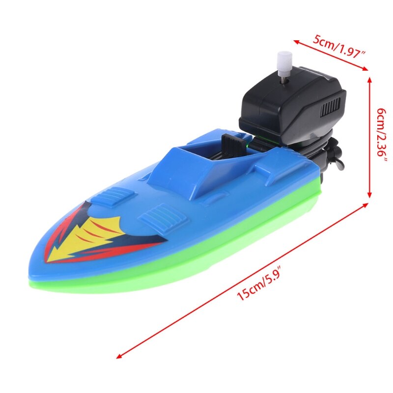 Baby speelgoed kind opwindbaar uurwerk boot schip speelgoed bad speelgoed spelen water badkamer gxmb