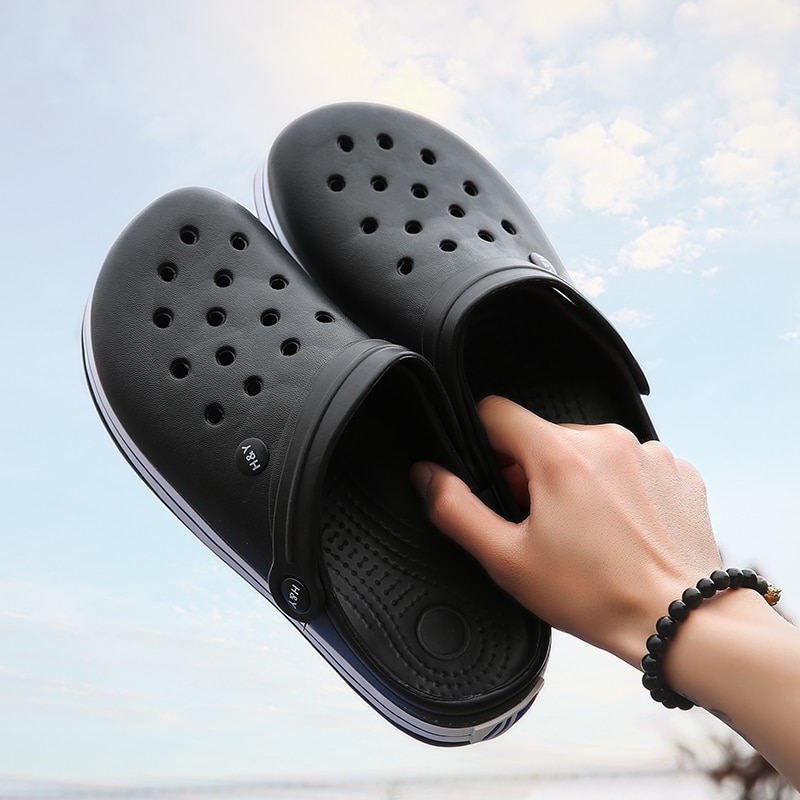 Sabot Original confortable femmes hommes classique sandales d'été en plein air chaussures de plage Fit Flop sans lacet jardin eau Ombre pantoufles