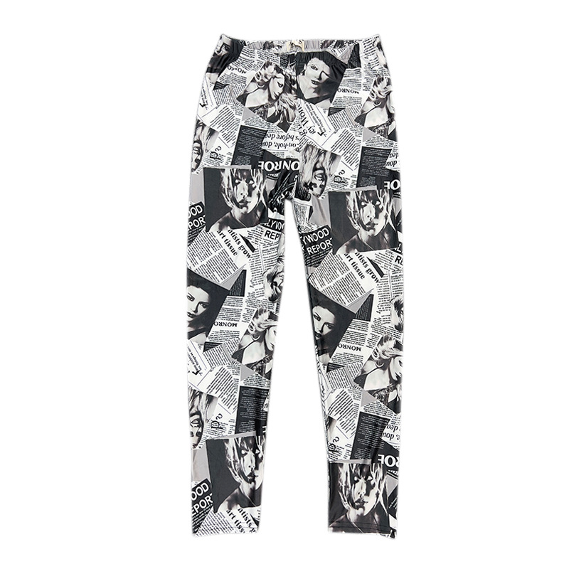 Spring Summer Women Y2K Cute Boston Terrier Graphic Stretch Tulle Leggings See-through Patterned Paisley Print Pants