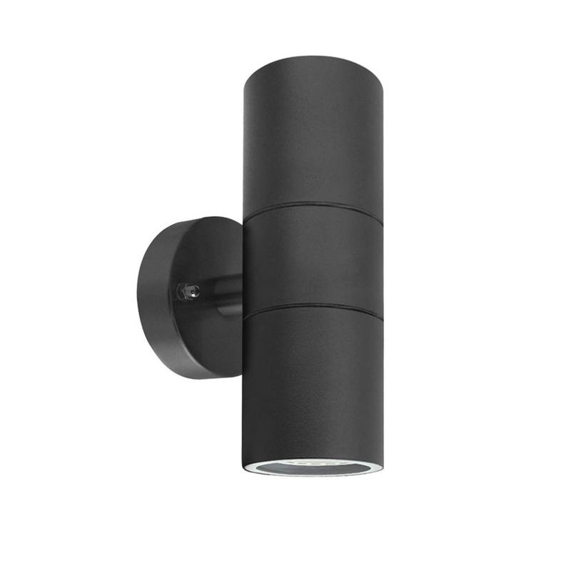 Einstellbare draussen Wasserdichte Wandleuchten GU10 LED Edelstahl hoch Nieder Wandleuchte Garten Veranda Dekoration Wandleuchte Scheinwerfer: Kaltes Weiß / 6w