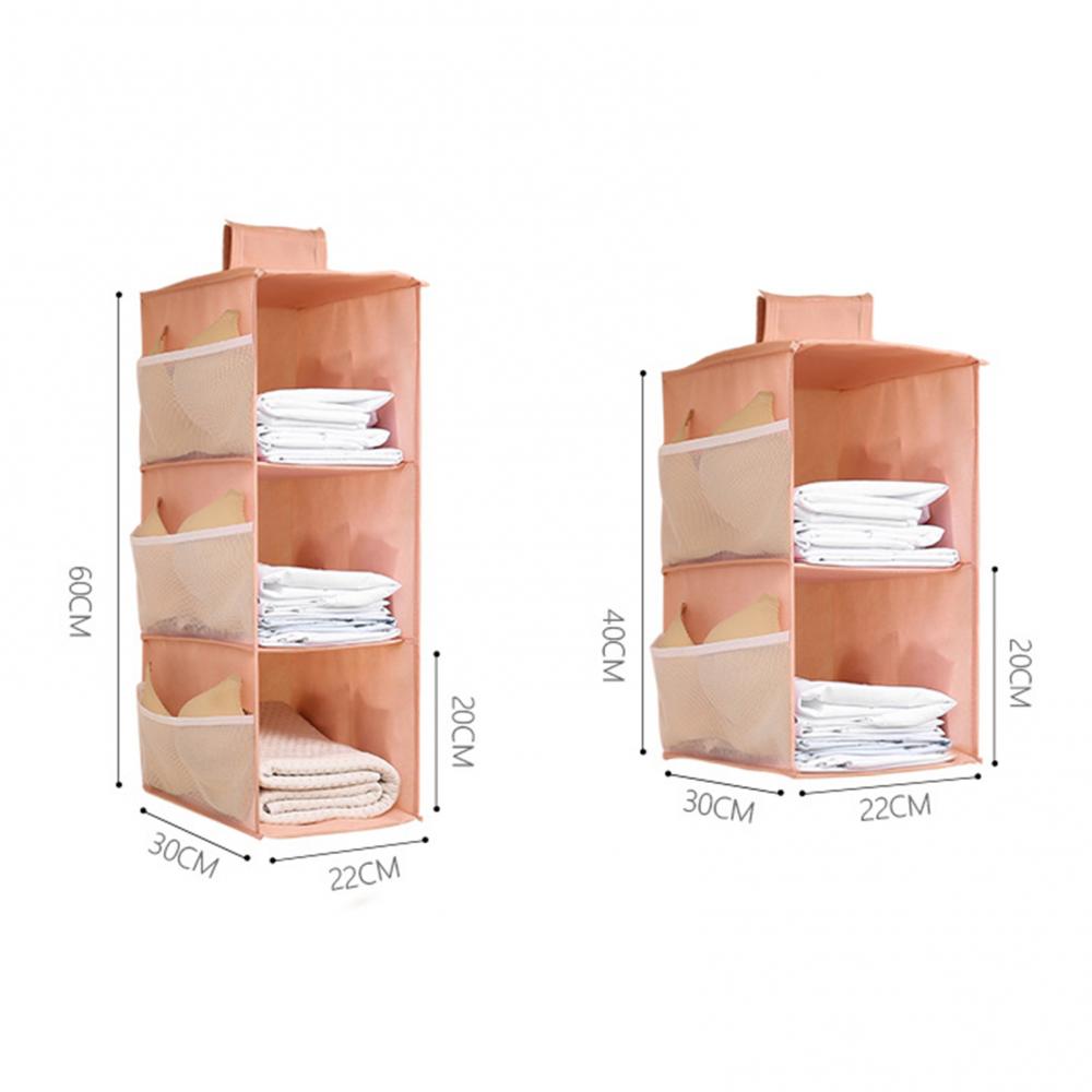 Household Clothes Hanging Drawer Box Underwear Sorting Storage Wall Wardrobe Closet Organizer Shelves Organiser