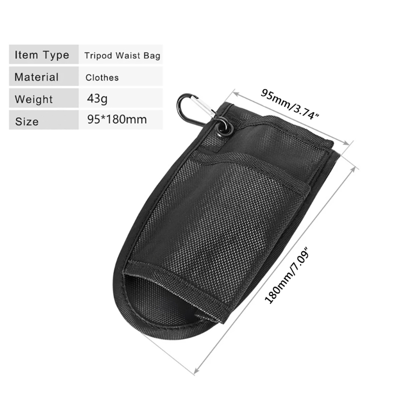 Riñonera para cámara para fotógrafos, impermeable, DSLR, monopié, soporte para trípode, paquete con bucle