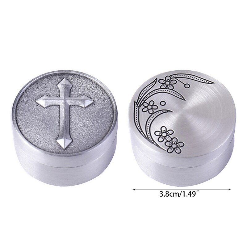 Retro Small Jewelry Box with Lid for Earrings Ring Mini Candles Container