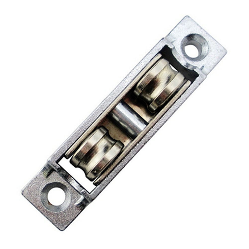 Stainless Steel Window Pulley Slot Wheels Silent Copper U Groove Track Door Roller Casters Sliding Glass Window Hardware Fitting