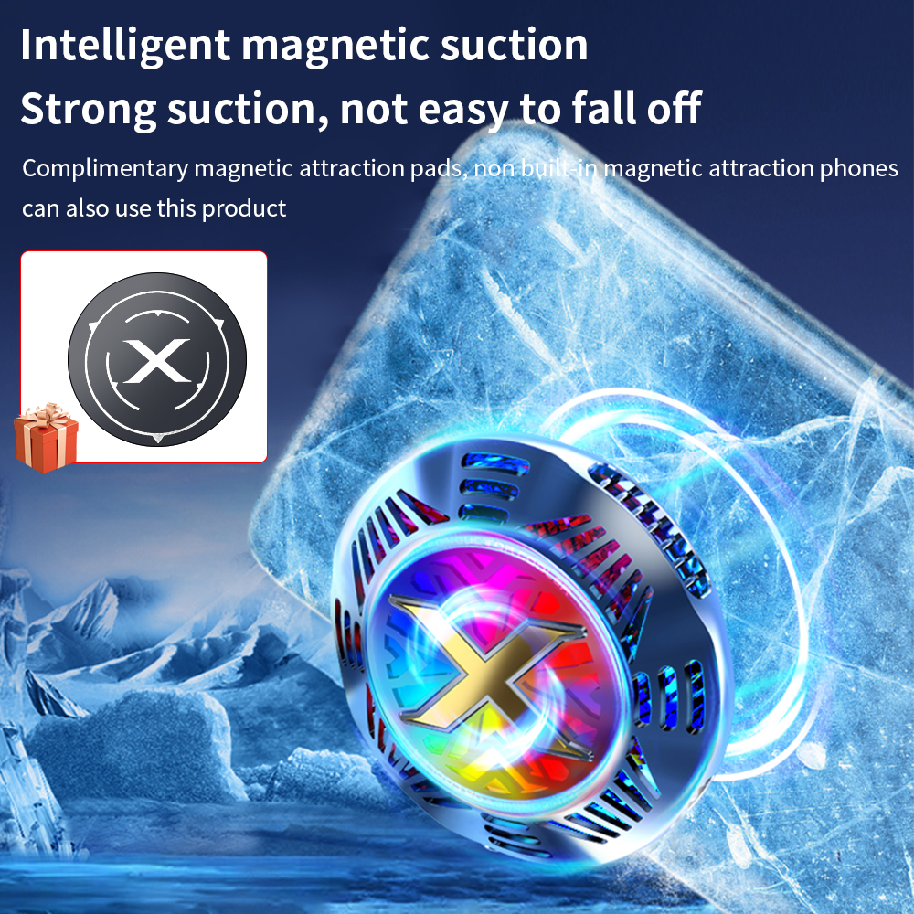 TISHRIC ventola di raffreddamento mobile Smartphone più fresco dissipatore di calore anulare TEC patata fritta di raffreddamento foglio di alluminio conduttivo accessori per telefoni