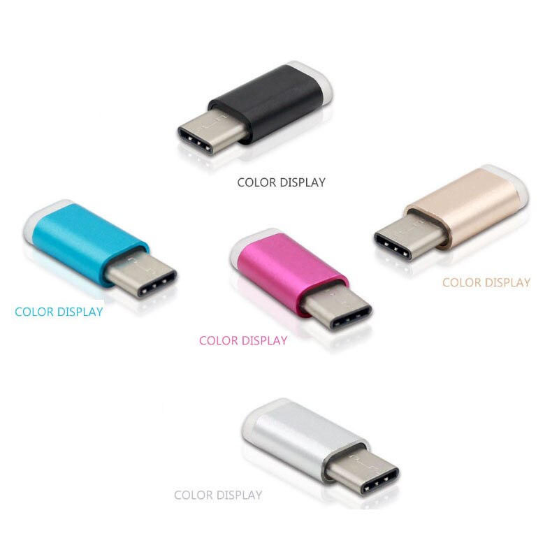 Adaptador de carga tipo C a Micro datos, convertidor para Huawei P9 LG G5, Xiaomi mi5 4c mi5s plus, 2 uds.