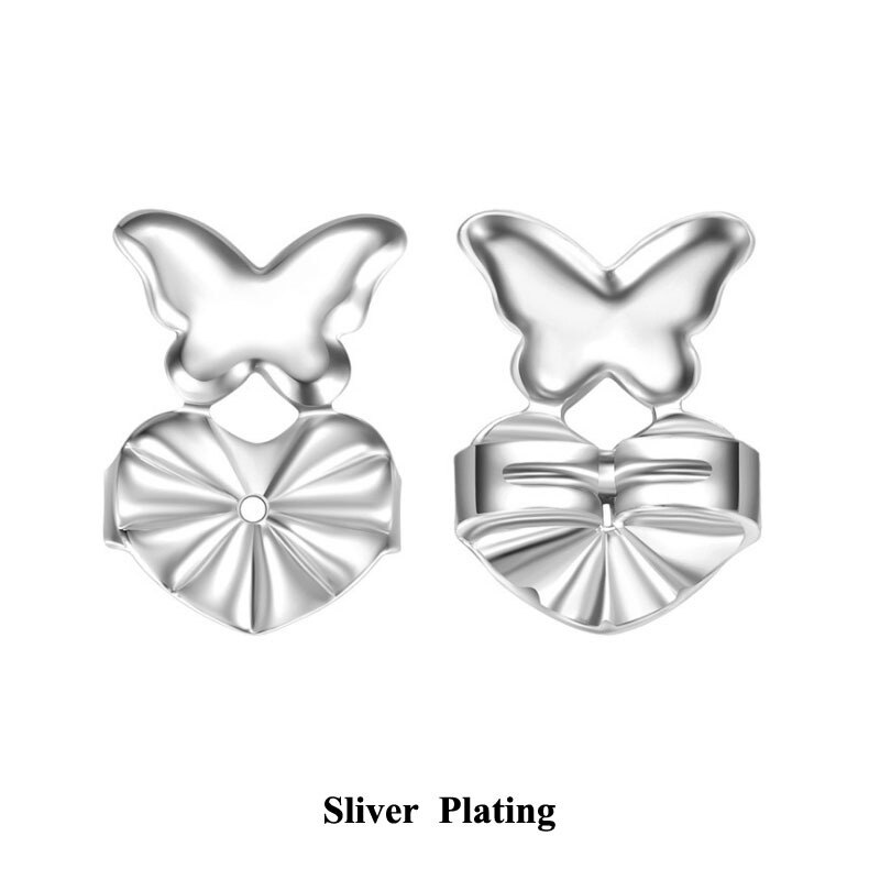Nowe popularne Magic Bax Ear Studs urządzenie pomocnicze kreatywne nausznice Stud Buckle Lifter europejska i amerykańska biżuteria: C-Silver
