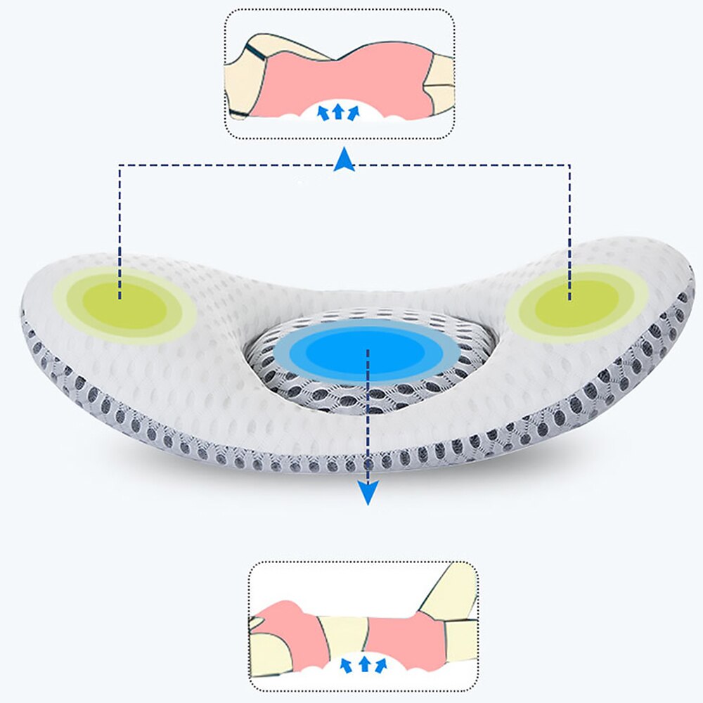 Bladvorm Terug Kussen Met Boekweit Slaap Kussen Bed Zwangerschap Kussen Taille Ondersteuning Lumbale Hernia Protector Kussen