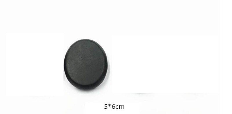 Massasjestein naturlig lava basaltstein til spa, massasjeterapi: 6cm x 5cm