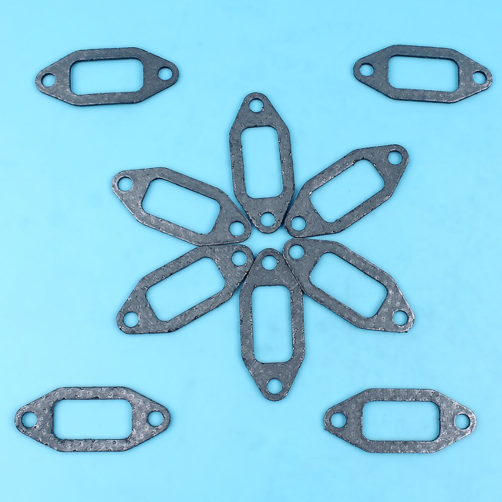 10Pcs Exhaust Muffler Gasket For Husqvarna 362 365 371 372 372XP 372 XP Chainsaw Replacement Spare Part