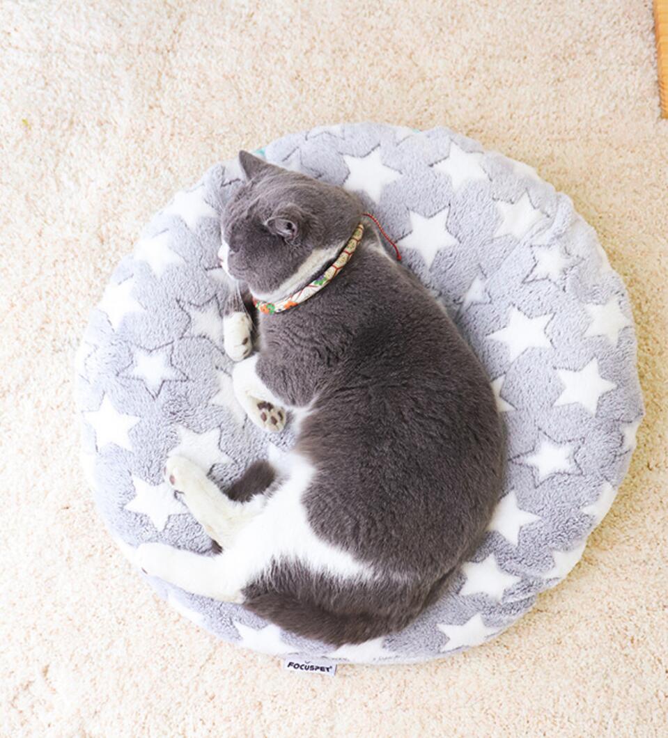 Tapis de chat confortable et mignon, coussin et Durable pour chiens et chats: GRAY / 70 cm