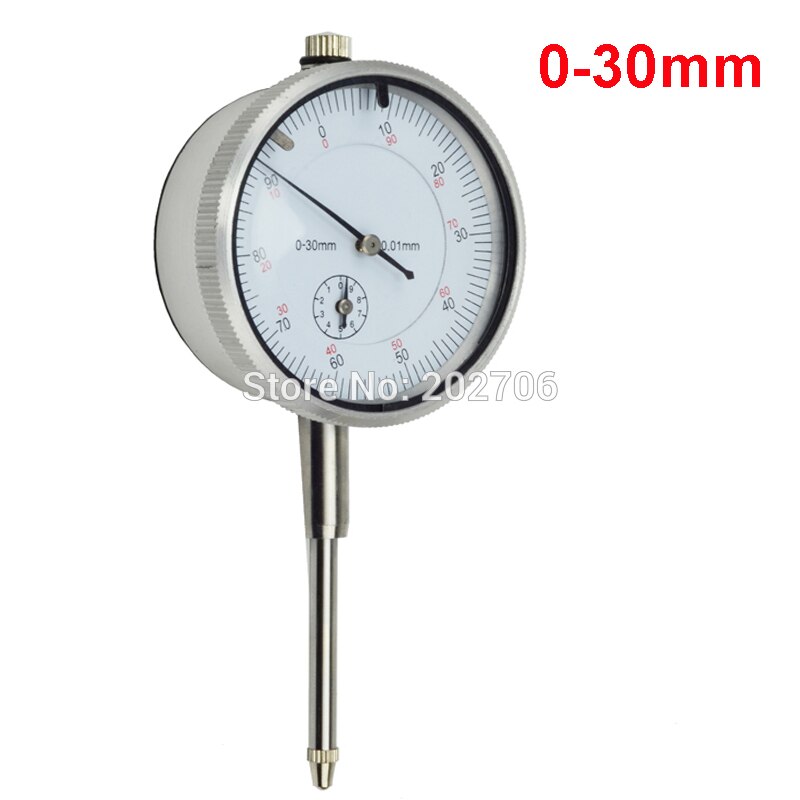 Precision 0.01mm Dial Indicator Gauge 0-3mm 5mm 10mm 25mm 0-30mm 50mm Meter Precise Indicator dial Gauge measure instrument Tool