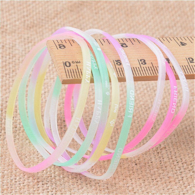 1pcs Luminous Bracelet Luminous Toys Light Flash Toys Wrist Hand Take Dance Party Dinner Party Christmas Kids