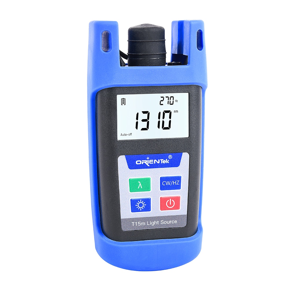 Orientek-medidor de potencia óptico T25M + fuente de luz óptica de T15M-S, monomodo 1310/1550nm, FTTH, herramienta de prueba OPM OLS