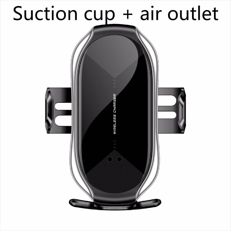 T6 Car Smart Induction Wireless Charger Mobile Phone Stand Mount 10W Fast Charge With Magnetic Head Car Holder Universal: K