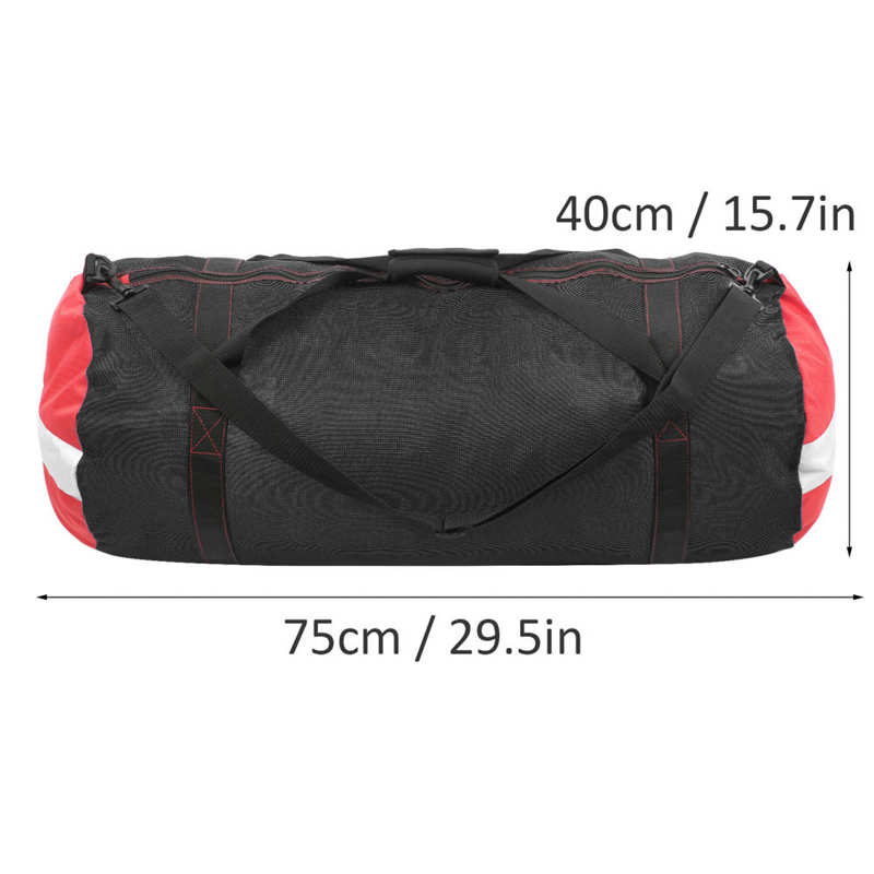 Diving Mesh Bag - Durable Carry Bag for Scuba Gear - Shoulder Strap