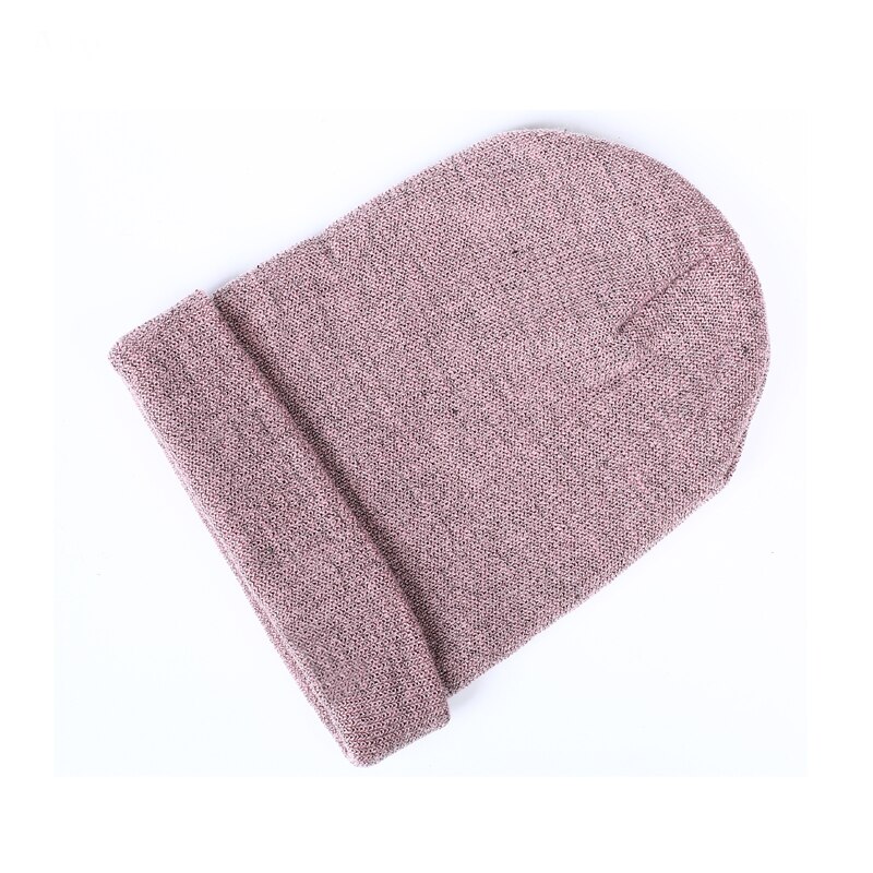 Arrivals Shiny Knit Hat Beanies Winter Cap For Women Men Headgear Hip Hop Beanie Skullies Balaclava Baggy Hedging Cap