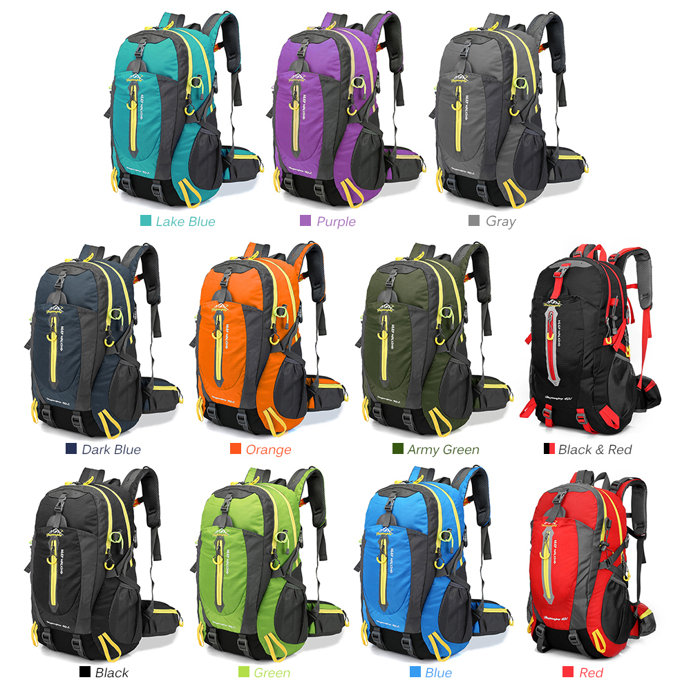 40L wasserabweisender Reiserucksack Camping Wandern Laptop Tagesrucksack Trekking Klettern Rucksäcke für Männer Frauen Wanderzubehör