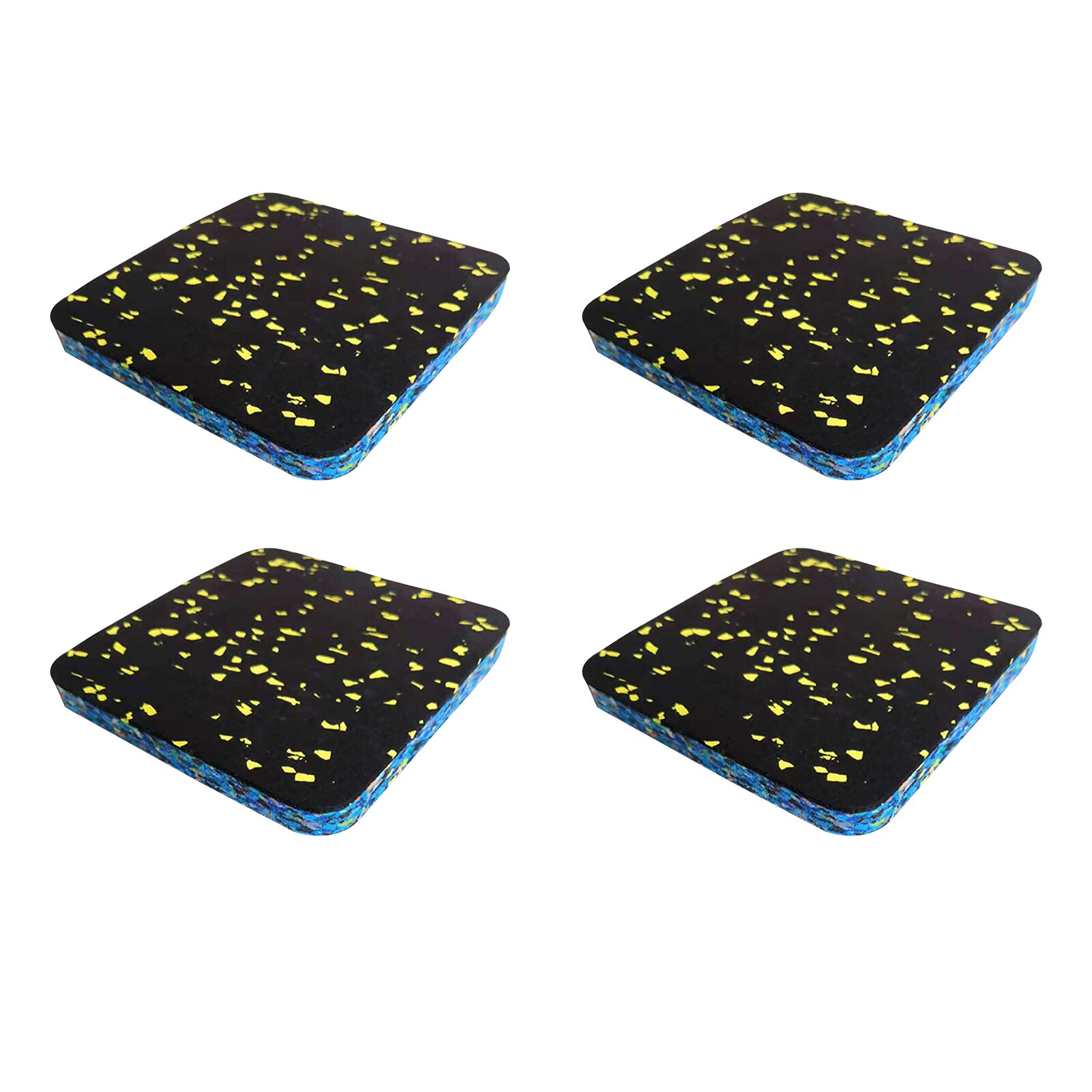 Treadmill Mat Sound Insulation Wear Resistant Thickened Running Machine Floor Protection Home Shock Absorbing: Gold