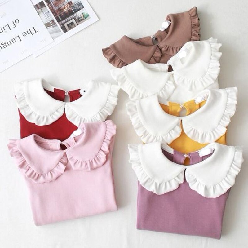 Babymeisjes blouse lente herfst peuter kinderen tops kinderkleding voor prinsessenmeisje shirt