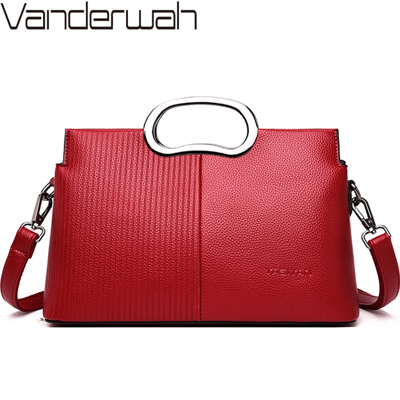 Dames handtassen met handgreep, zachte leren handtassen, dames schoudertas, crossbody tas voor dames, dames messenger bag, bolsa feminina