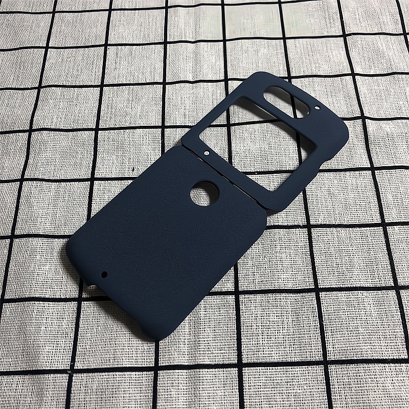 for Motorola Moto Razr 60 50 40 Ultra Razr3 5G Case Sand Matte Hard PC Full Protect Antislip Cover Folding Flip Shell: PE / SKY BLUE