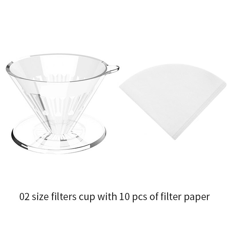 Timemore Cone Filter Papierloze Giet Over Koffiezetapparaat Koffie Druppelaar Herbruikbare Drip Cone Koffie Filter: 2-4cup