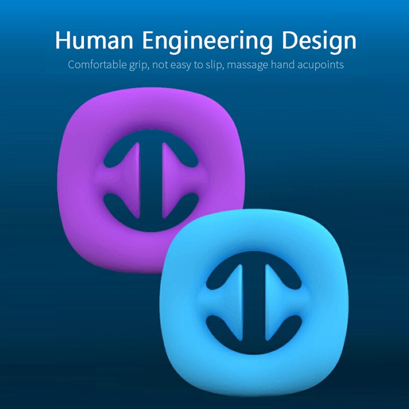 Expansor de mano de silicona para aliviar el estrés, empuñaduras de mano de descompresión Pop, antiestrés, juguete para aliviar el estrés