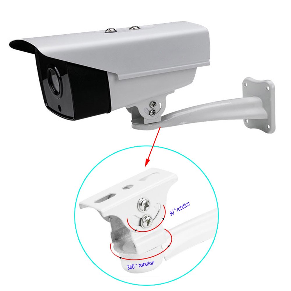 Universal wall-mounted metal monitor bracket, camera mounting bracket CCTV monitor mounting bracket (2pack)