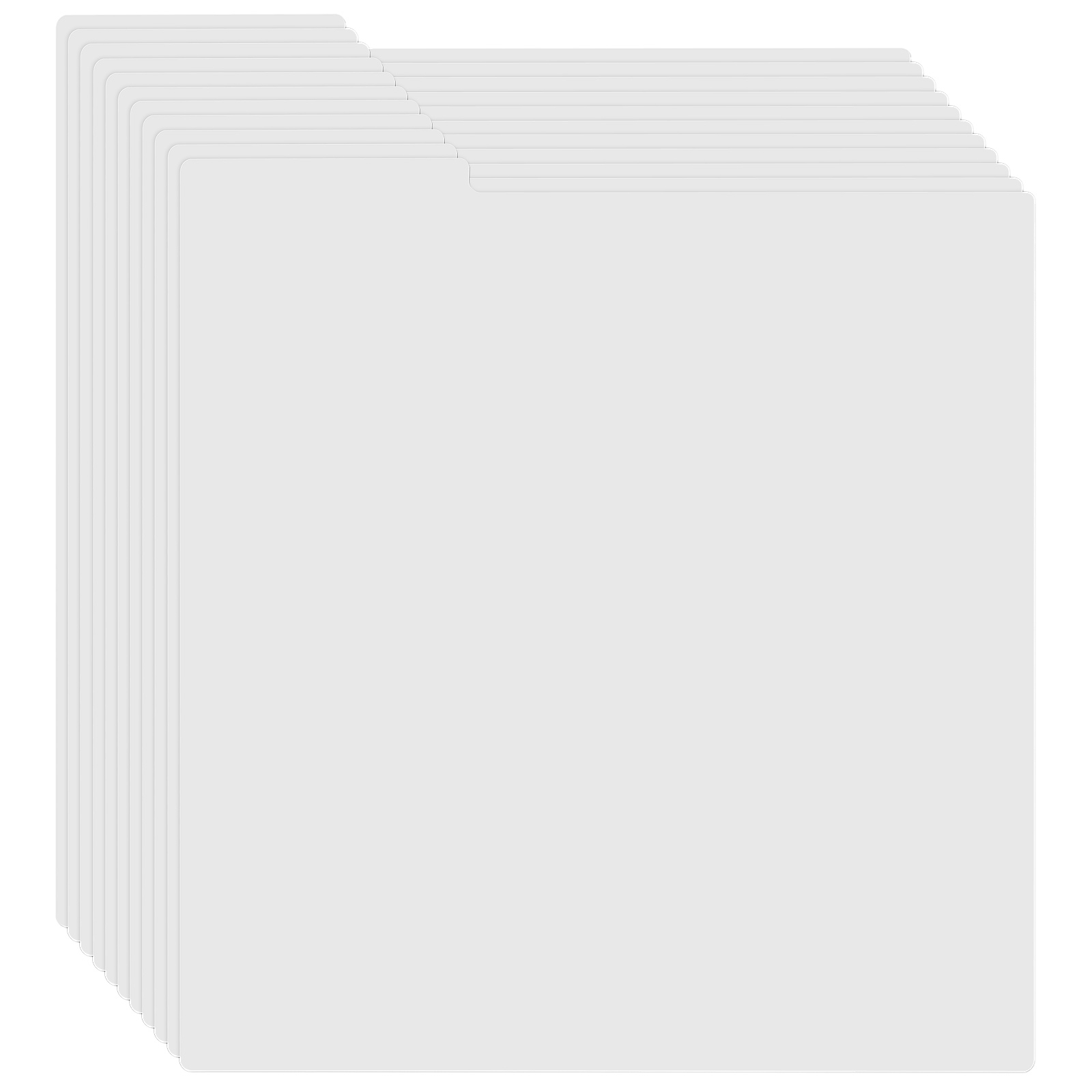 10-delige platenverdeler Bestandsverdelers met tabbladen Wenskaart Comic Book Boards Boekensteun