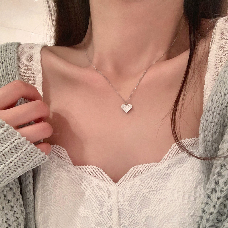 glanzende vlinderketting dames prachtige dubbellaags sleutelbeenketting sieraden voor damescadeau: Platinum Plated