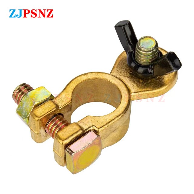 Auto Batterij Terminal Connector Positieve &amp; Nagative Batterij Quick Release Batterij Klemmen Messing Connector Auto Accessoires Universele: Nagative 1Pcs