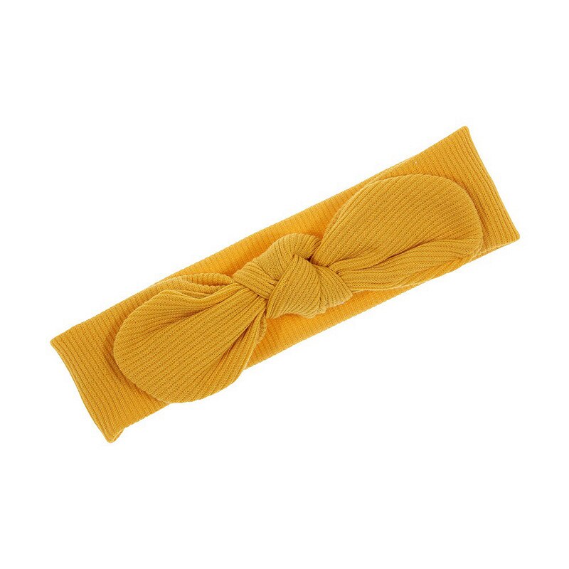Novo algodão macio malha bebê heaband bonito coelho orelha elástico hairband bebê menina headbands bebê acessórios para o cabelo recém-nascido faixa de cabelo: C