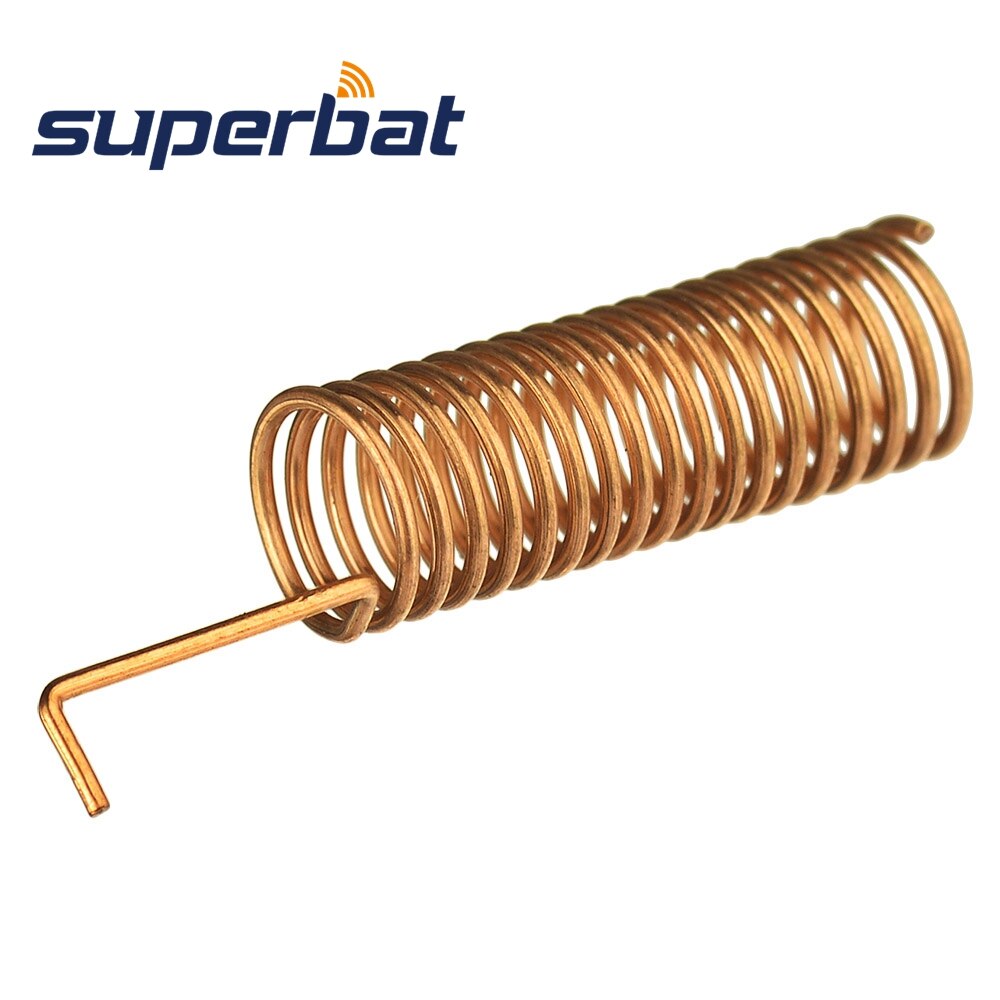 Superbat 10 sztuk 433MHz 470MHz 490MHz 510MHz 868MHz 2dBi spiralna sprężyna spiralna antena zdalnego sterowania