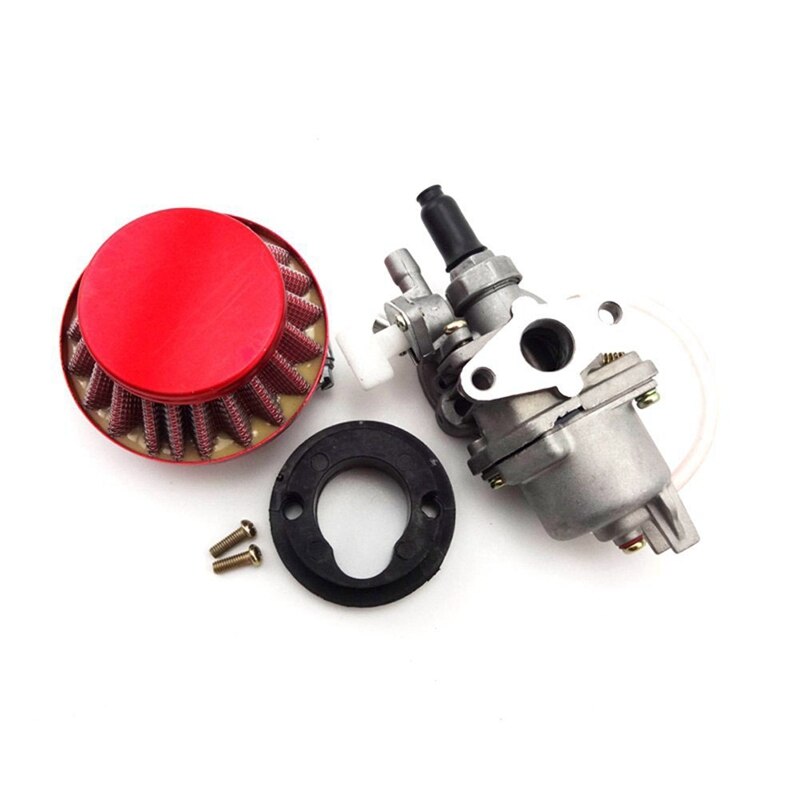 Carburateur Carb Carby + Luchtfilter + Stack Voor 2 Takt 47Cc 49Cc Motor Onderdelen Mini Moto Kids Atv Quad dirt Pocket Bike Mini Moto