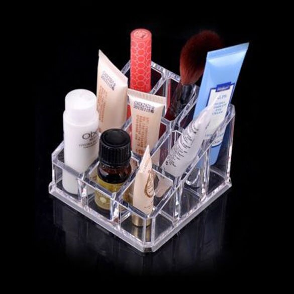 Manicure File Organizer Transparent Acrylic Box Nail Art Storage Case Empty Nail Brush Pen Holder Makup Organizer Box Container